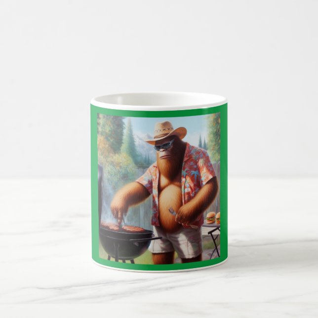 Bigfoot Grilling Burgers Kaffemugg (Center)