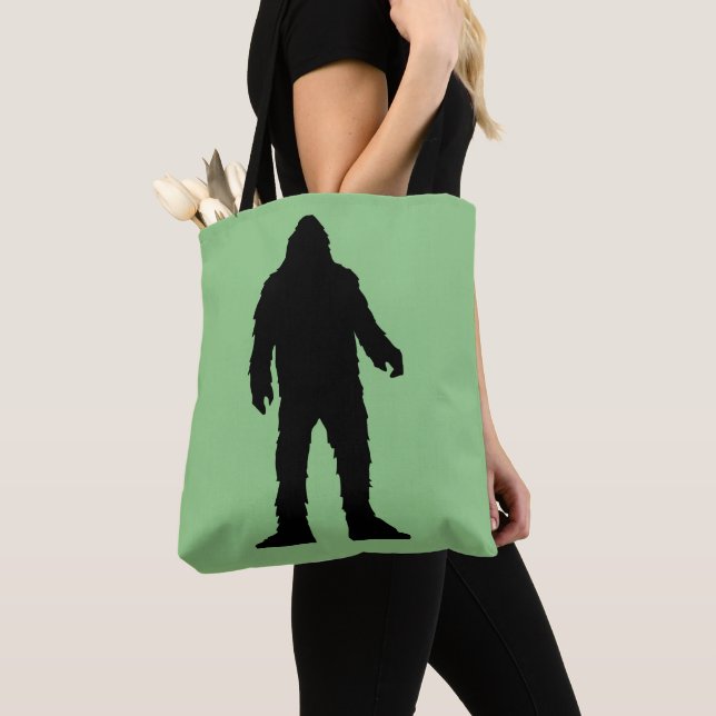 BIGFOOT GRÖNT BAG PURSE TOTE TYGKASSE (Närbild)