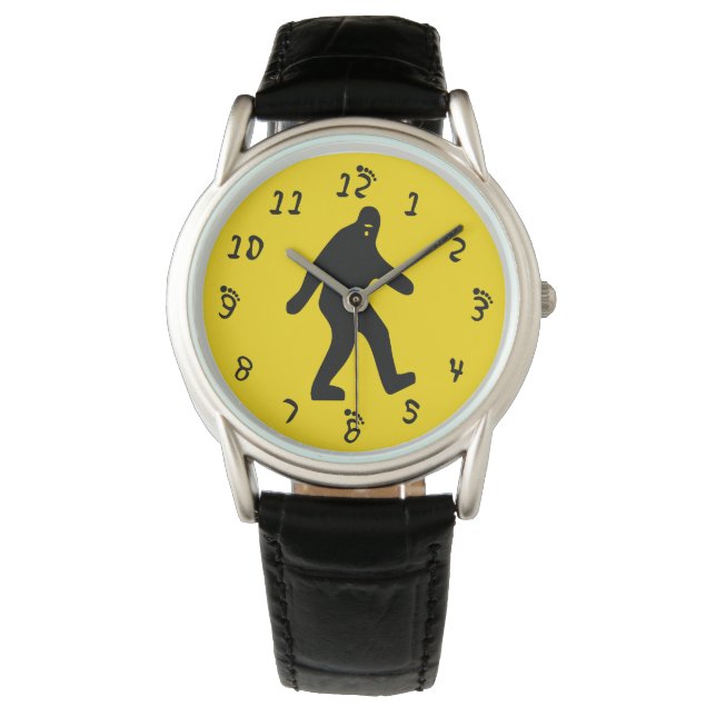 Bigfoot-Gult Armbandsur (Framsida)