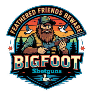 Bigfoot Hagelbössor Fjädrade Vänner Var försiktig T Shirt