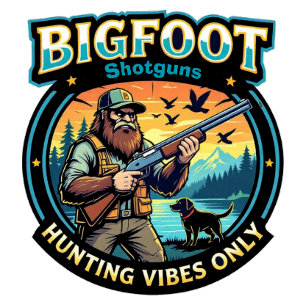 Bigfoot Hagelgevär Jaktstämning Endast T Shirt