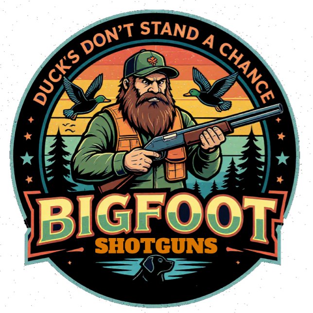 Bigfoot Haggebyssor Änder Har Ingen Chans T Shirt (Skapare uppladdad)