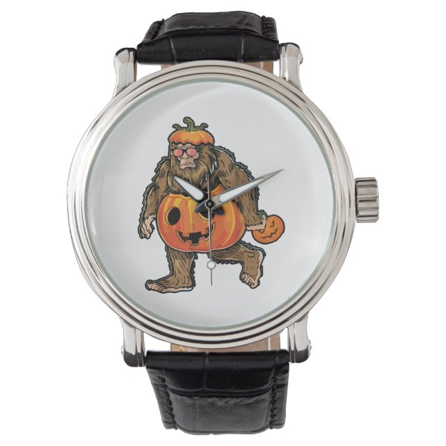 Bigfoot Halloween Pumpkin halloween Armbandsur (Framsida)