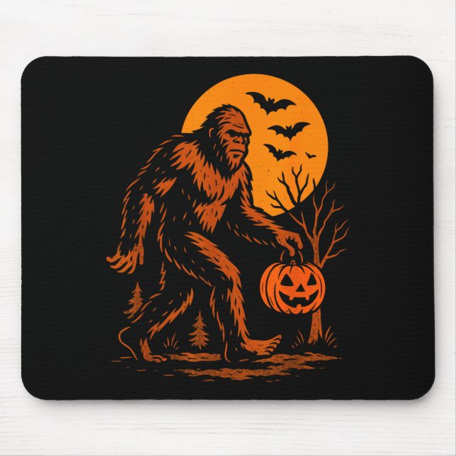 Bigfoot Halloween Sasquatch Jack O Lantern  Musmatta (Framsidan)