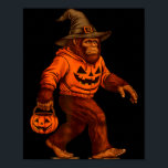 Bigfoot Halloween Trick Or Treat Sasquatch Costume Poster<br><div class="desc">Bigfoot Halloween Trick Or Treat Sasquatch Costume Men Women</div>