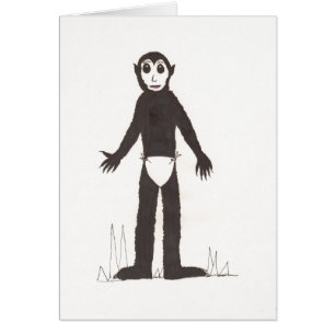 Bigfoot Hälsningskort