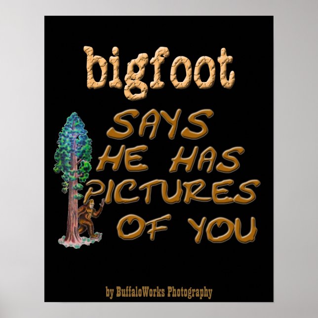 Bigfoot har Bilder Poster (Framsidan)