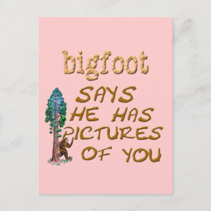 Bigfoot har Bilder Vykort