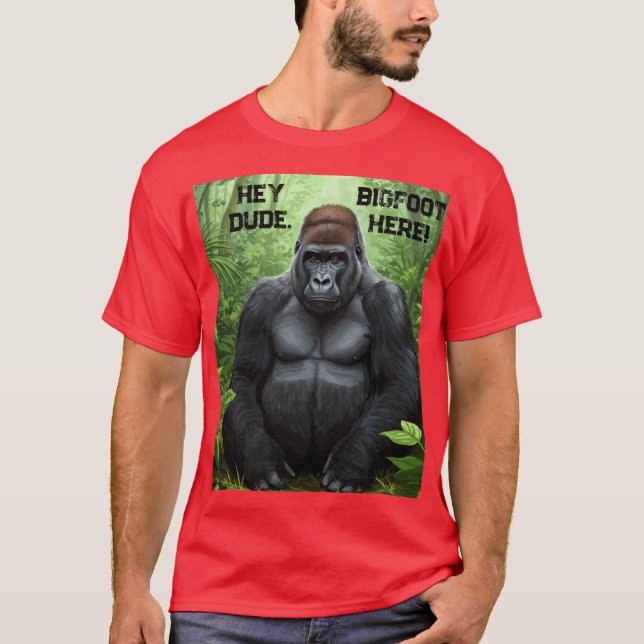 BIGFOOT här T-Shirt Unisex (Framsida)