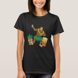 Bigfoot Hawaii Hula Dancing Aloha Beach S T Shirt