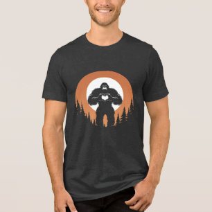 Bigfoot Heart Händer T Shirt