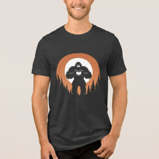 Bigfoot Heart Händer T Shirt