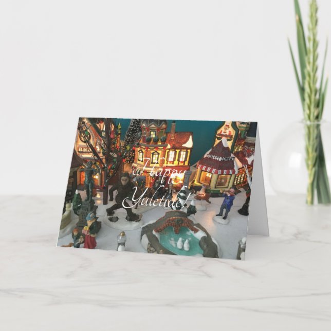 Bigfoot helgdag Ville Helgkort (Framsida)