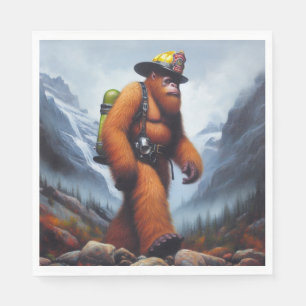 Bigfoot Hett Shot Fireman Pappersservett