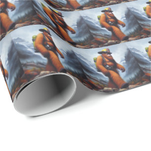 Bigfoot Hett Shot Fireman Presentpapper