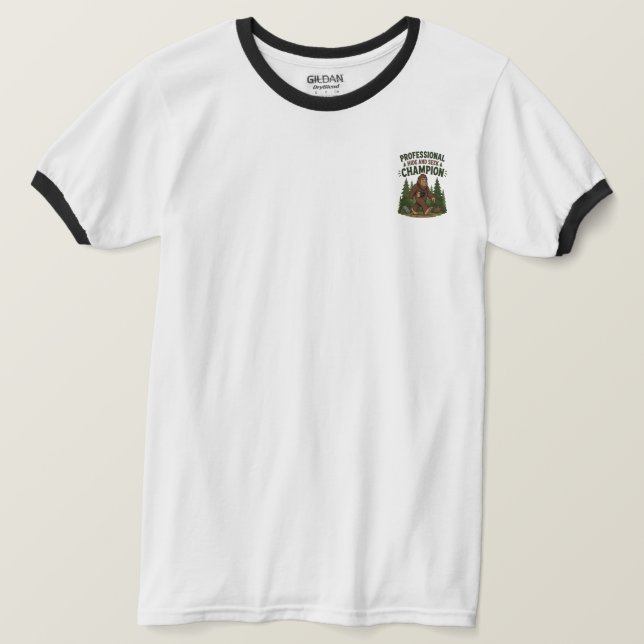 Bigfoot Hide-mästare T Shirt (Design framsida)