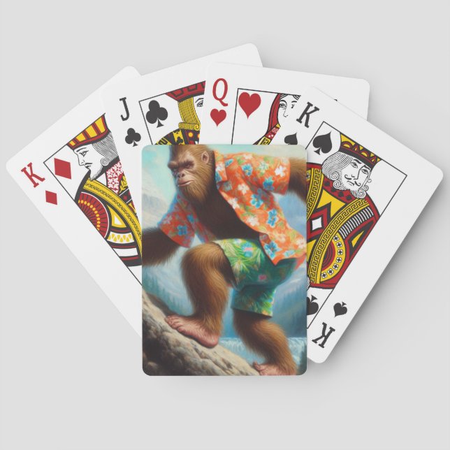 Bigfoot Hiking Casinokort (Baksidan)