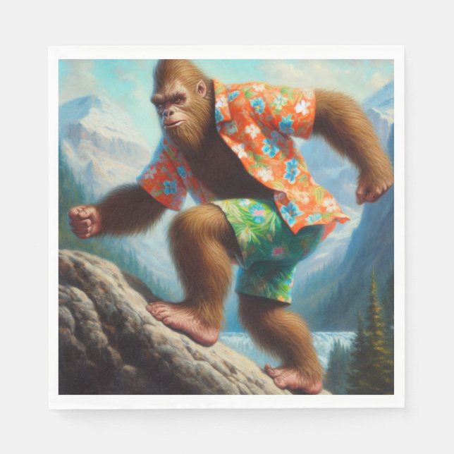 Bigfoot Hiking Pappersservett (Framsidan)