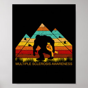 Bigfoot-hit-Många-skleros-Roligt Poster