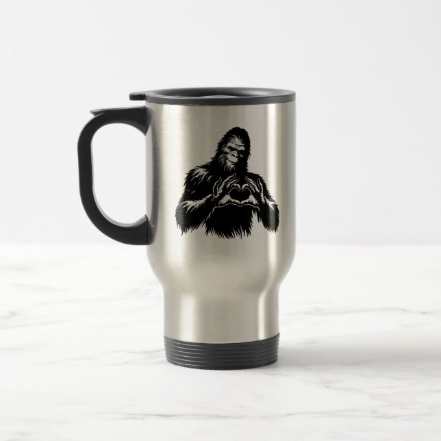 Bigfoot Hjärt Händer Resemugg (Vänster)