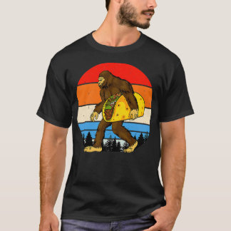 Bigfoot Holding A Taco T Shirt