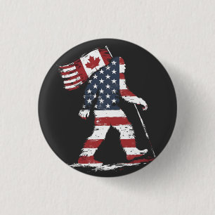 Bigfoot Holding Canada Flagga 51st State Trump Knapp