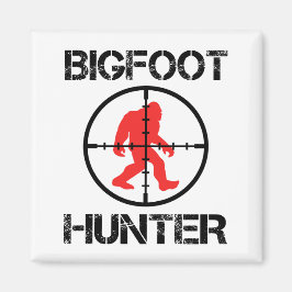 Bigfoot Hunter Funny Bigfoot Älskare Magnet