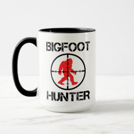 Bigfoot Hunter Funny Bigfoot Älskare Mugg
