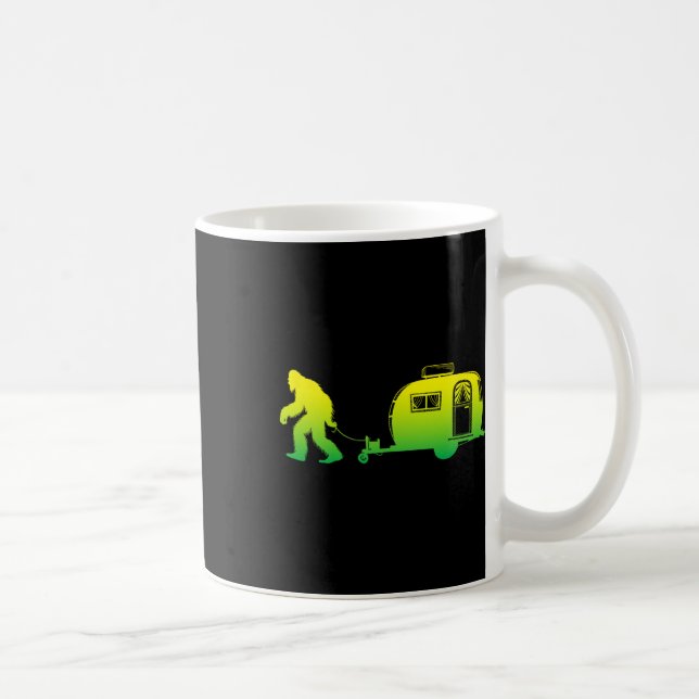 Bigfoot Husbil Camping Sasquatch Campervan G Kaffemugg (Höger)