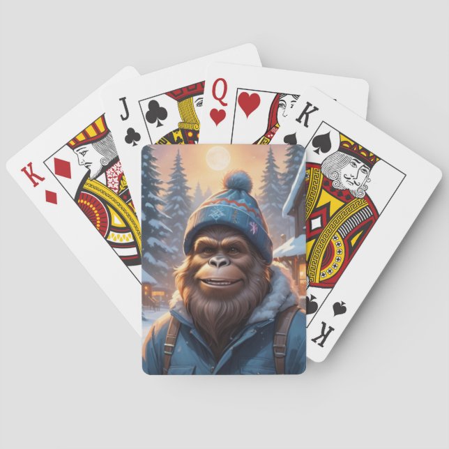 Bigfoot i en Beanie Casinokort (Baksidan)