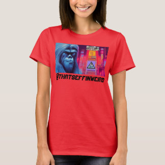 Bigfoot i Future City T Shirt