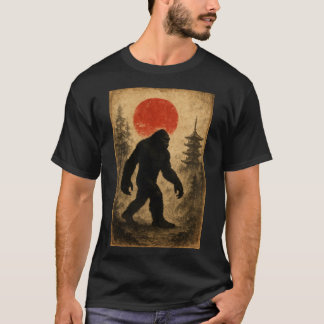 Bigfoot i Japan – Vintage japanska Sasquatch T Shirt