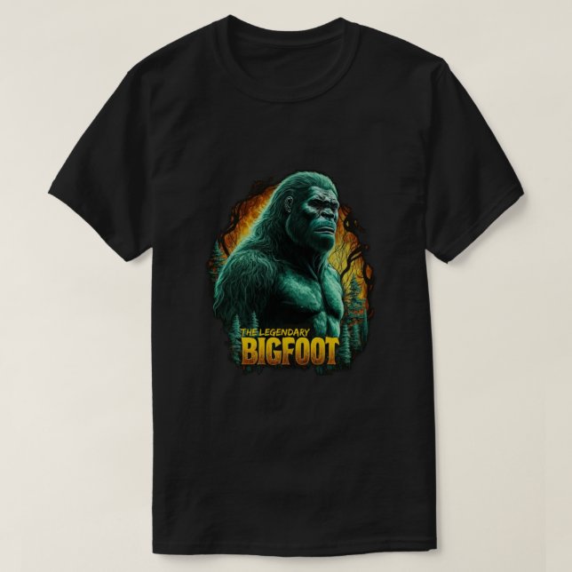 Bigfoot i legendary t shirt (Design framsida)