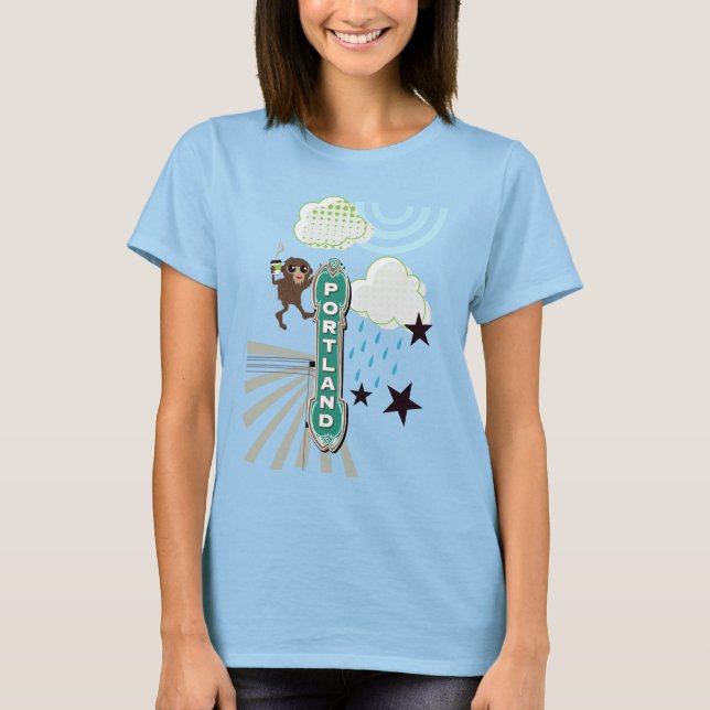 Bigfoot in P-town T-Shirt (Framsida)