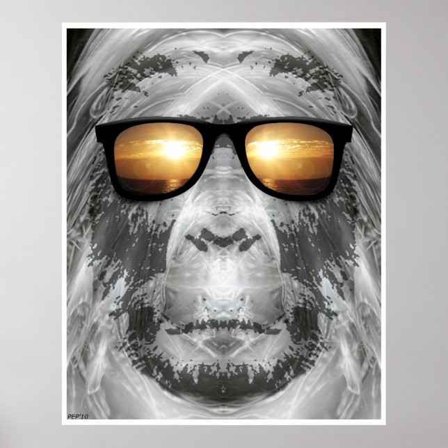 Bigfoot in Shades Poster (Framsidan)