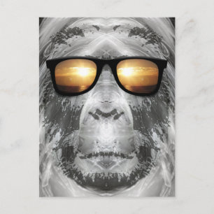Bigfoot in Shades Vykort