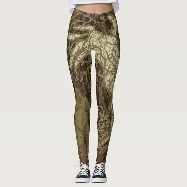 Bigfoot in the Shadows Leggings (Framsida)