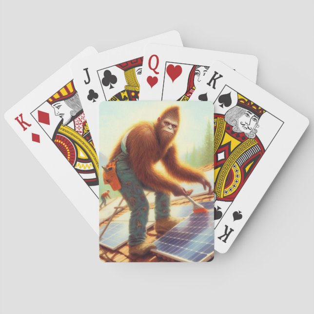 Bigfoot-installationspaneler Casinokort (Baksidan)