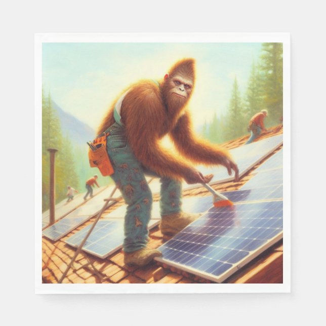 Bigfoot-installationspaneler Pappersservett (Framsidan)
