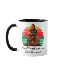 Bigfoot Ja Jag Hörde Det Trädet Falla I Skogen