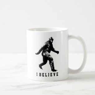Bigfoot, jag tror Anpassade Text Mugg