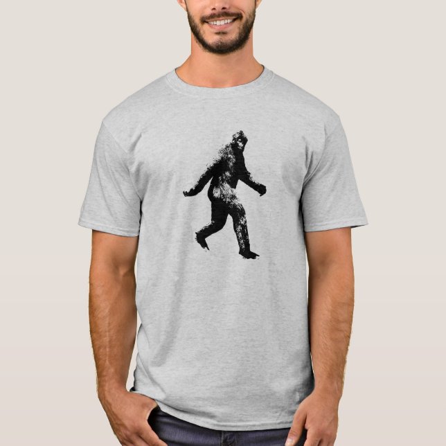 Bigfoot Jag tror att Anpassadet Text T-Shirt (Framsida)