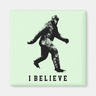 Bigfoot Jag tror på Anpassade Text Magnet