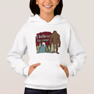 BIGFOOT, "Jag tror på dig", barnens hoodie T Shirt