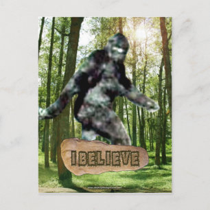 Bigfoot, jag tror vykort