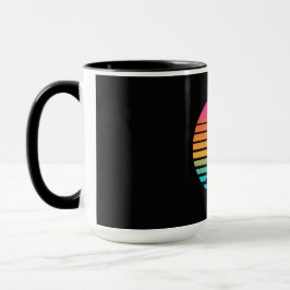 Bigfoot Jazz Saxofon Retro Solnedgång Design Mugg