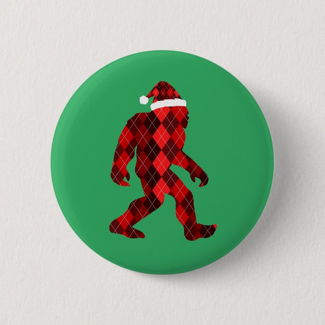 Bigfoot jul - Rolig jul  Knapp (Framsida)