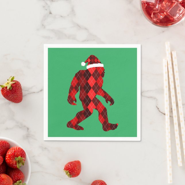 Bigfoot jul - Rolig jul  Pappersservett (Insitu)