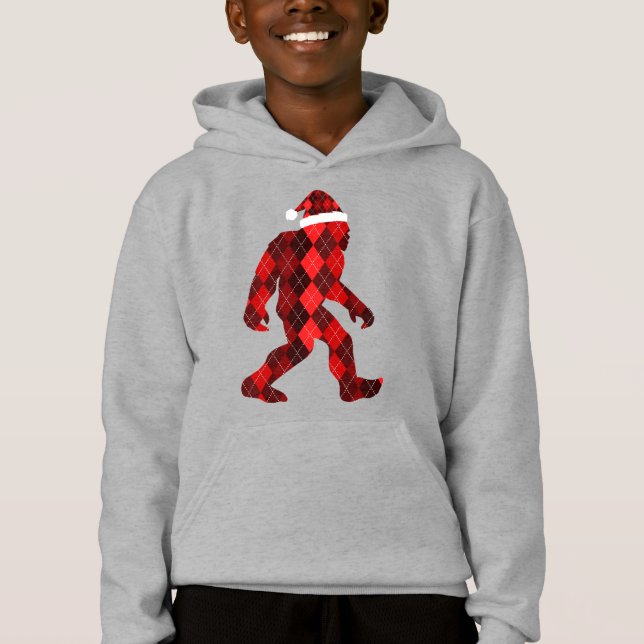 Bigfoot jul - rolig jul     t shirt (Framsida)