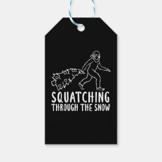 Bigfoot-jul - Sasquatch-Ugly-jul Presentetikett